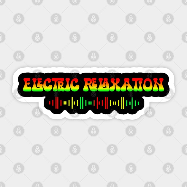 Reggae electric relaxation Sticker by Skull'sHead Studio